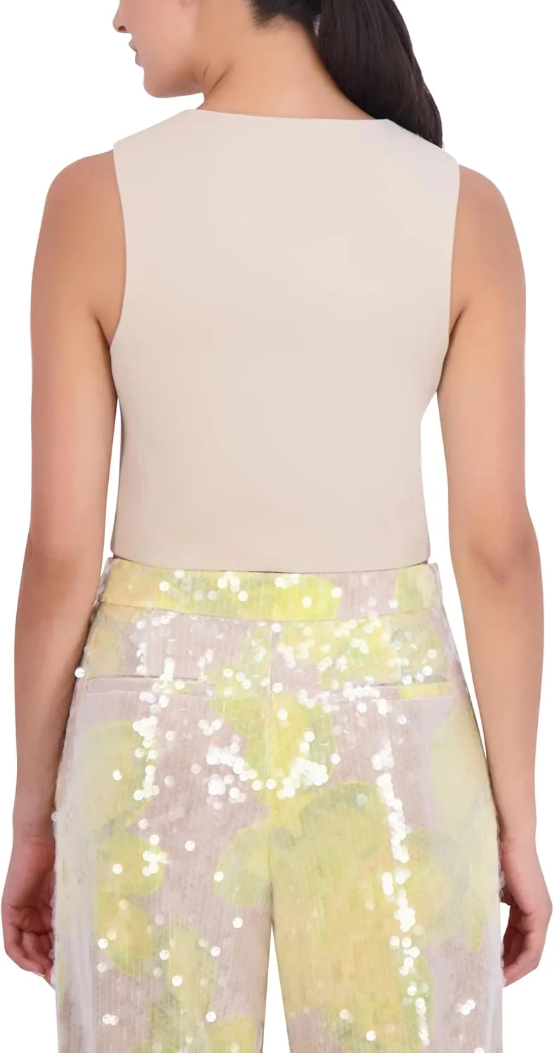 Women's Sleeveless V Neck Vest Top