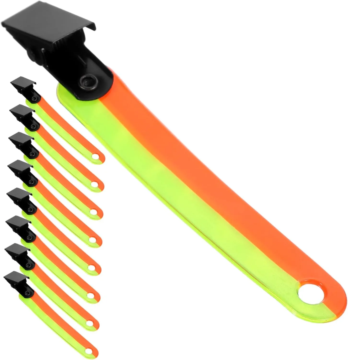 YARNOW Fluorescent Label Holder Reflective Supply Cones Sports Running Vest Dry Erase Markers Stair Treads Snow