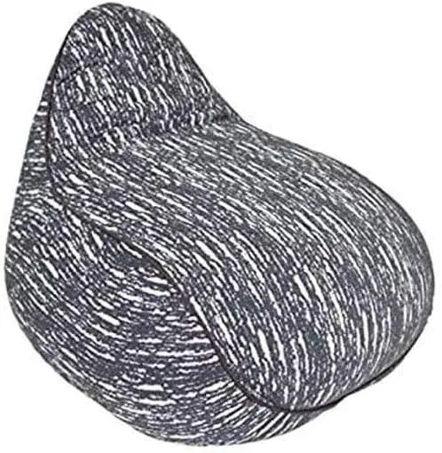 Yogibo Luxe Lounger Small Bean Bag Lounge Chair for Adults, Kids and Teens, Soft, Plush, Comfy, Sensory, Gaming Beanbag, Washable Cover, Gray