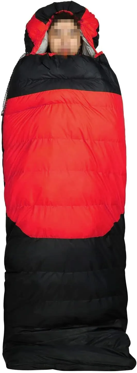 YYW 0 Degree Sleeping Bag for Adults Lightweight Waterproof Warm Down Feather Sleeping Bag for Cold All Seasons Hiking,Backpacking or Camping