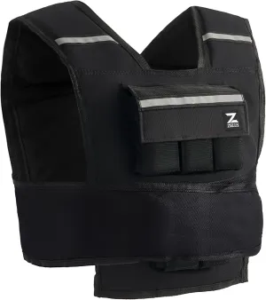 ZELUS 23lb/ 30lb Weighted Vest with Adjustable Weights for Exercise, Weight Vest for Men, Workout Vest for Home Workouts Cardio Strength Training Weight Loss