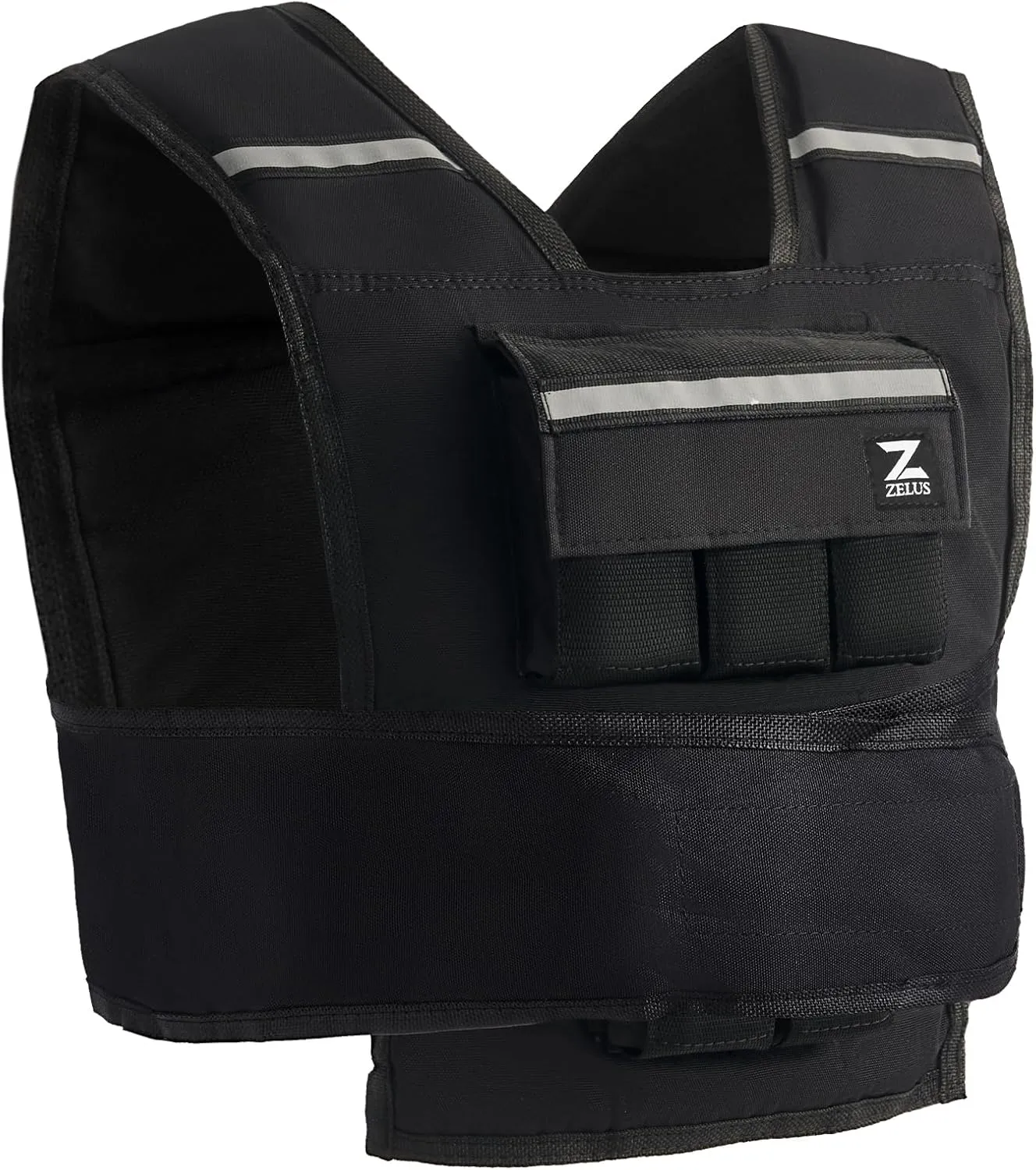 ZELUS 23lb/ 30lb Weighted Vest with Adjustable Weights for Exercise, Weight Vest for Men, Workout Vest for Home Workouts Cardio Strength Training Weight Loss