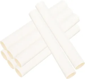 Zerodeko 36pcs Buns Pastry Cake Meatloaf Pan with Drain Tray Baking Tubes Croissant Cannoli Tube Lock Cookie Forms Baking Mold for Home Brioche Bread Paper Horn White